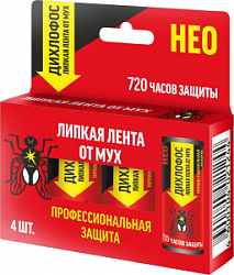 Липкая лента для мух Арнест Дихлофос Нео 4х шт