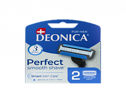 Кассеты DEONICA 3 лезвия FOR MEN 2 шт