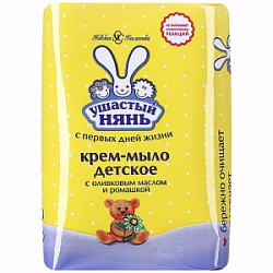 Мыло детское Ушастый нянь 90г Ромашка