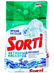 Стиральный порошок Сорти автомат 1,5кг активный кислород