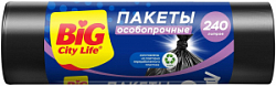 Мешки для мусора BIG City 240л 5 шт Особопрочные LD 90*130 см 30 мкм