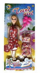 Кукла + платье + аксессуары 36*17см
