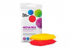 Мочалка для посуды Эста Fun Clean для эмали и тефлона 2шт.