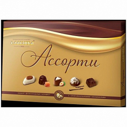 Конфеты в кор.Славянка 183г Ассорти