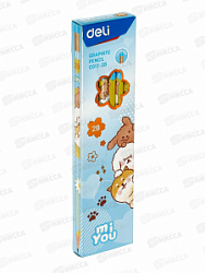 Карандаш ч/г Deli MiYou ECO12-2B шестигран. карт.кор.