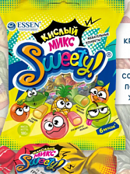 Конфеты ЭП 180г SWEETY! КИСЛЫЙ МИКС, пакет