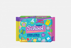 Влажные салфетки Салфети Школа 60шт антибак Salfeti School