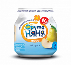 Пюре Фр.Няня 100г Груша натур
