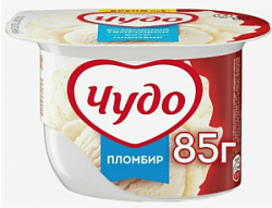 Десерт творожный Чудо Пломбир 5.8% 85г( ПРОДУКТ БЕЗ ЗАМЕНИТЕЛЯ МОЛОЧНОГО ЖИРА)